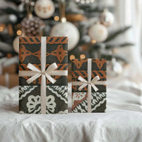 Bula Fiji Tapa Wrapping Paper Fijian Masi Vintage Vibes LT14 - Polynesian Pride
