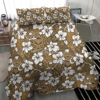 Kuvui Bula Fiji Bedding Set Fijian Tapa Seamless Hibiscus - Polynesian Pride