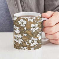 Kuvui Bula Fiji Ceramic Mug Fijian Tapa Seamless Hibiscus - Polynesian Pride