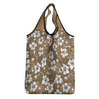 Kuvui Bula Fiji Grocery Bag Fijian Tapa Seamless Hibiscus LT14 - Polynesian Pride