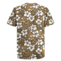 Kuvui Bula Fiji Rugby Jersey Fijian Tapa Seamless Hibiscus - Polynesian Pride