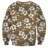 Kuvui Bula Fiji Sweatshirt Fijian Tapa Seamless Hibiscus LT14 - Polynesian Pride