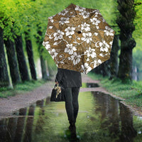 Kuvui Bula Fiji Umbrella Fijian Tapa Seamless Hibiscus - Polynesian Pride