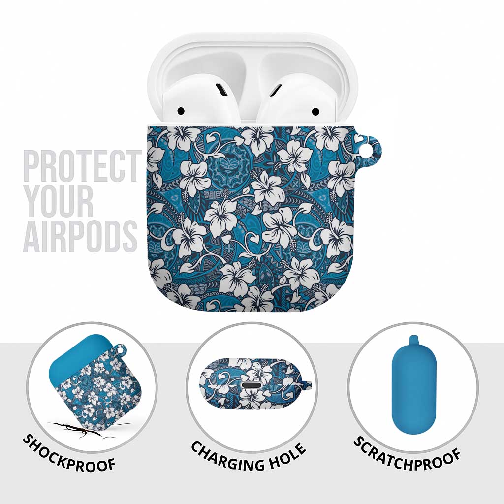 Karakarawa Bula Fiji AirPods Case Fijian Tapa Seamless Hibiscus - Polynesian Pride