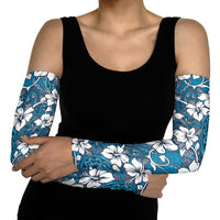 Karakarawa Bula Fiji Arm Sleeves Fijian Tapa Seamless Hibiscus - Polynesian Pride