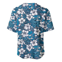 Karakarawa Bula Fiji Baseball Jersey Fijian Tapa Seamless Hibiscus - Polynesian Pride