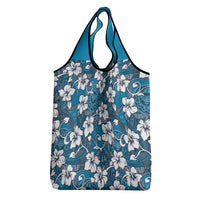 Karakarawa Bula Fiji Grocery Bag Fijian Tapa Seamless Hibiscus LT14 - Polynesian Pride