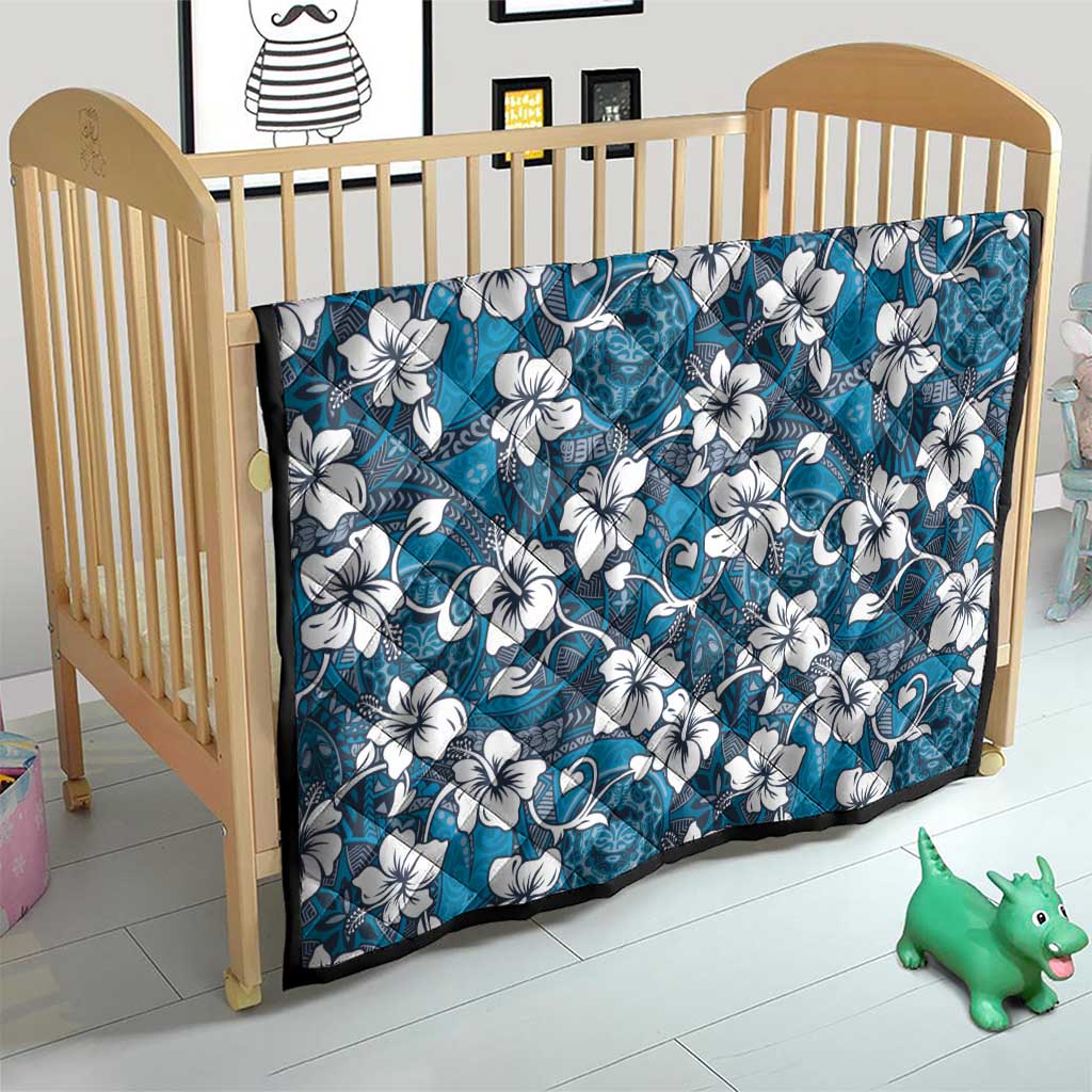 Karakarawa Bula Fiji Quilt Fijian Tapa Seamless Hibiscus - Polynesian Pride