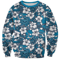 Karakarawa Bula Fiji Sweatshirt Fijian Tapa Seamless Hibiscus - Polynesian Pride