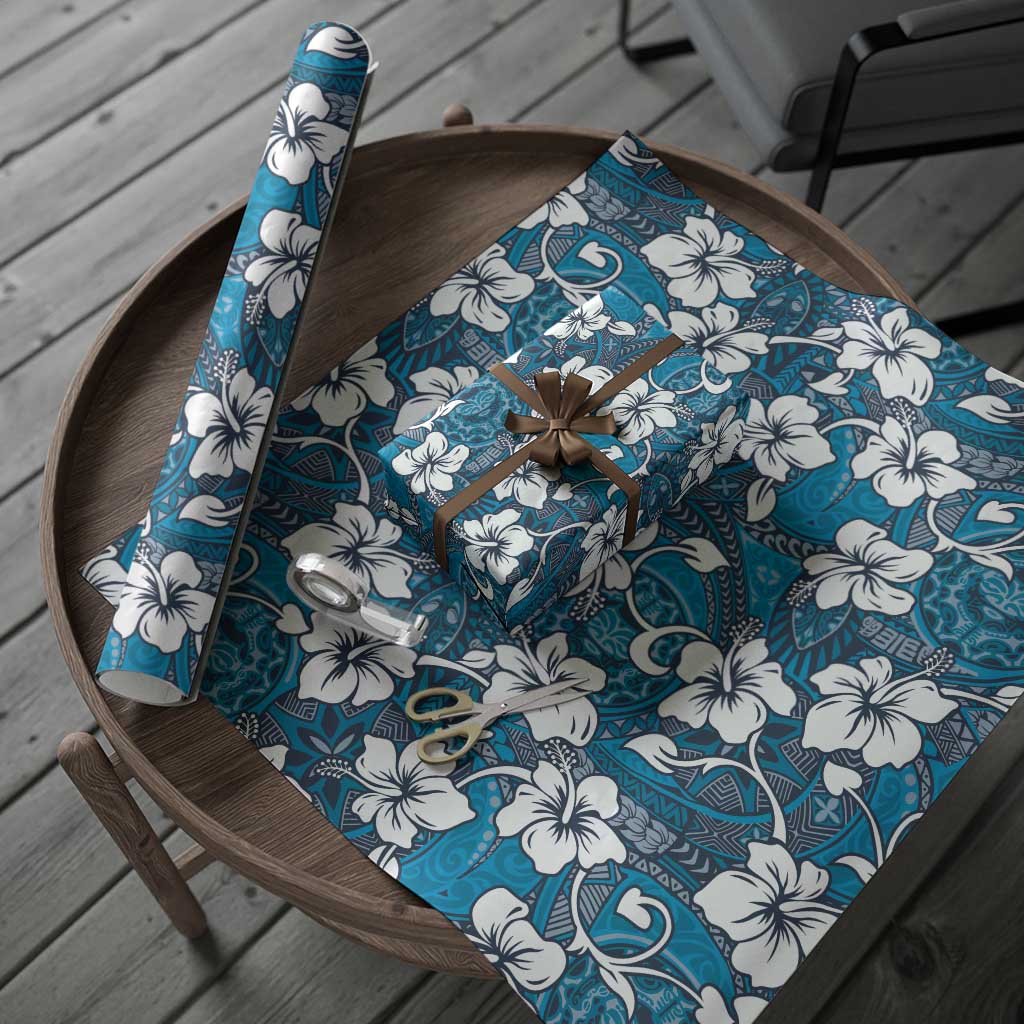 Karakarawa Bula Fiji Wrapping Paper Fijian Tapa Seamless Hibiscus LT14 - Polynesian Pride