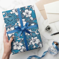 Karakarawa Bula Fiji Wrapping Paper Fijian Tapa Seamless Hibiscus LT14 - Polynesian Pride