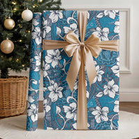 Karakarawa Bula Fiji Wrapping Paper Fijian Tapa Seamless Hibiscus LT14 - Polynesian Pride