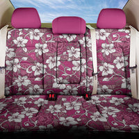 Piqi Bula Fiji Back Car Seat Cover Fijian Tapa Seamless Hibiscus - Polynesian Pride