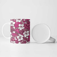 Piqi Bula Fiji Ceramic Mug Fijian Tapa Seamless Hibiscus - Polynesian Pride