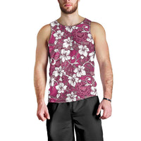 Piqi Bula Fiji Men Tank Top Fijian Tapa Seamless Hibiscus - Polynesian Pride