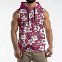 Piqi Bula Fiji Sleeveless Hoodie Fijian Tapa Seamless Hibiscus - Polynesian Pride