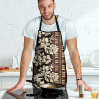 Bula Fiji Masi Apron Tapa Tropical Hibiscus Half Stylized - Polynesian Pride