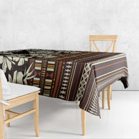 Bula Fiji Masi Tablecloth Tapa Tropical Hibiscus Half Stylized LT14 - Polynesian Pride