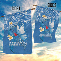 Polynesia Diabetes Awareness Month Garden Flag In November We Wear Blue LT14 - Polynesian Pride