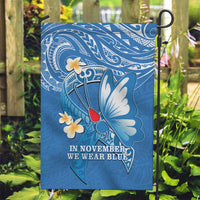Polynesia Diabetes Awareness Month Garden Flag In November We Wear Blue LT14 Garden Flag Blue - Polynesian Pride