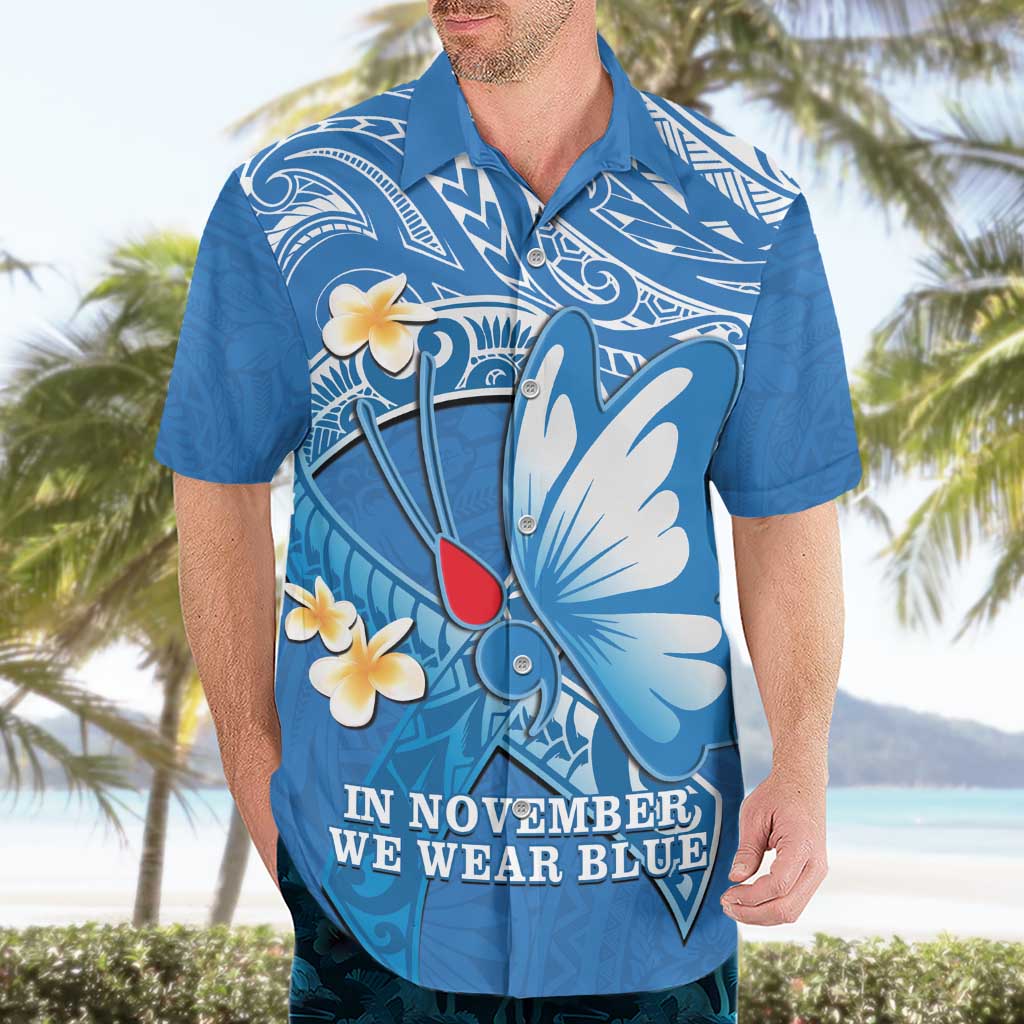 Polynesia Diabetes Awareness Month Hawaiian Shirt In November We Wear Blue LT14 - Polynesian Pride