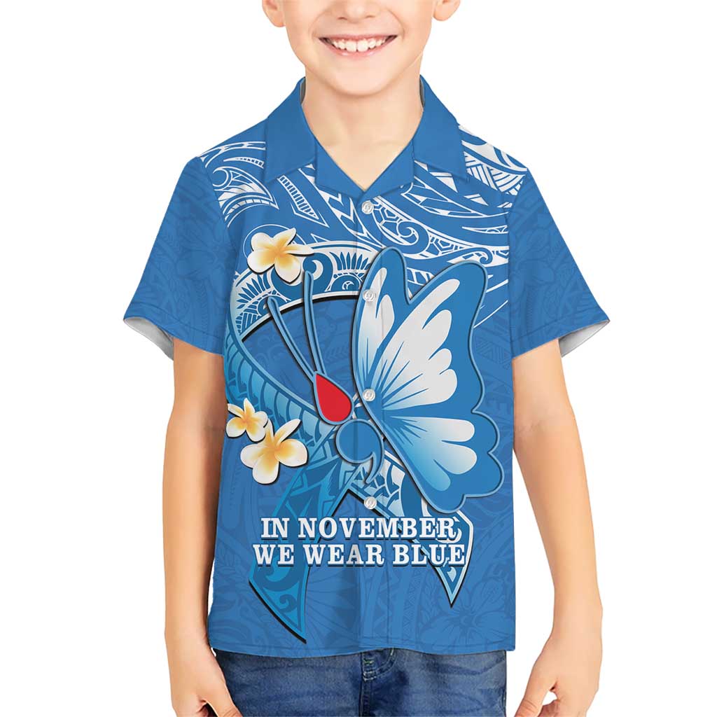 Polynesia Diabetes Awareness Month Hawaiian Shirt In November We Wear Blue LT14 - Polynesian Pride