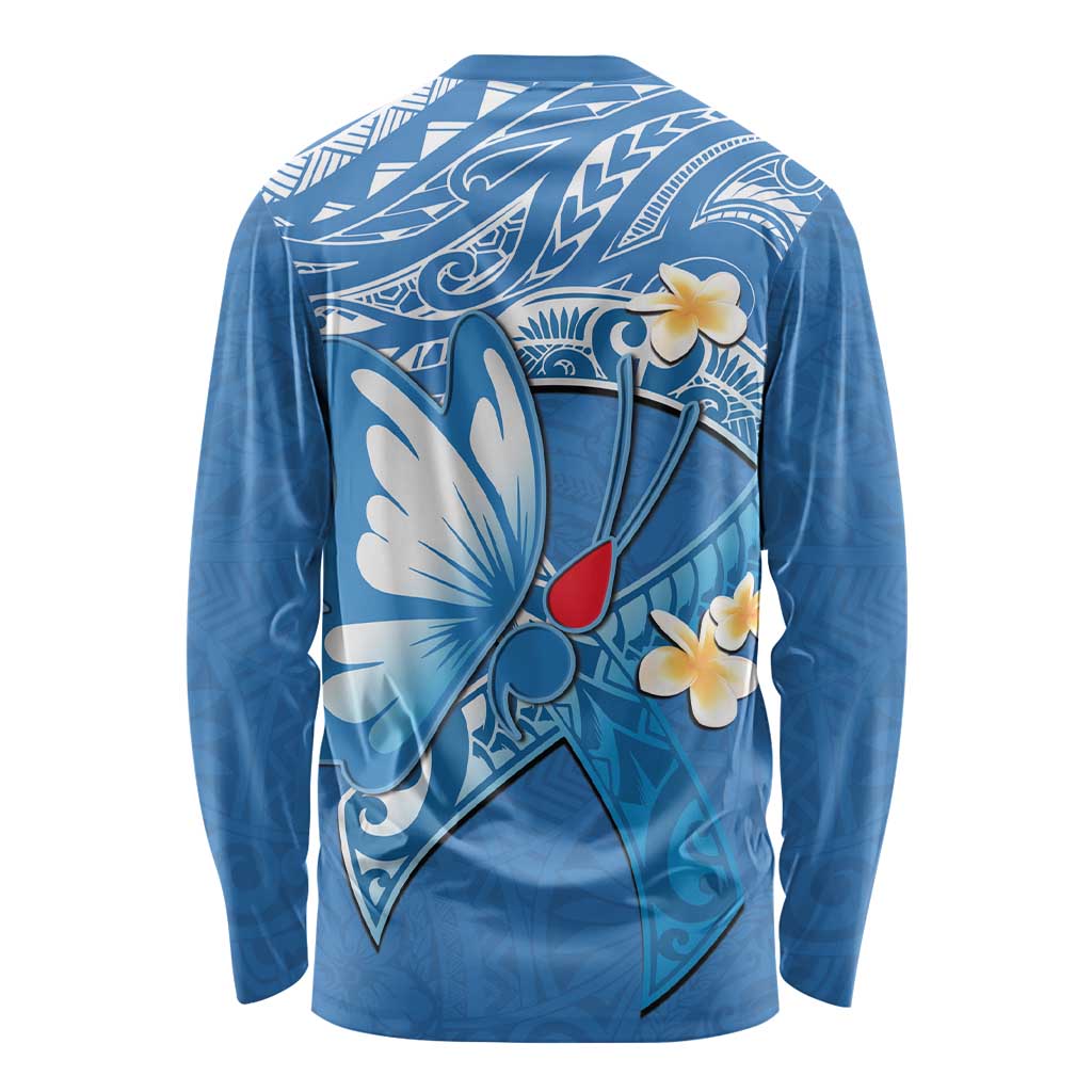 Polynesia Diabetes Awareness Month Long Sleeve Shirt In November We Wear Blue
