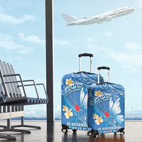 Polynesia Diabetes Awareness Month Luggage Cover In November We Wear Blue