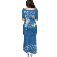 Polynesia Diabetes Awareness Month Puletasi In November We Wear Blue LT14 - Polynesian Pride