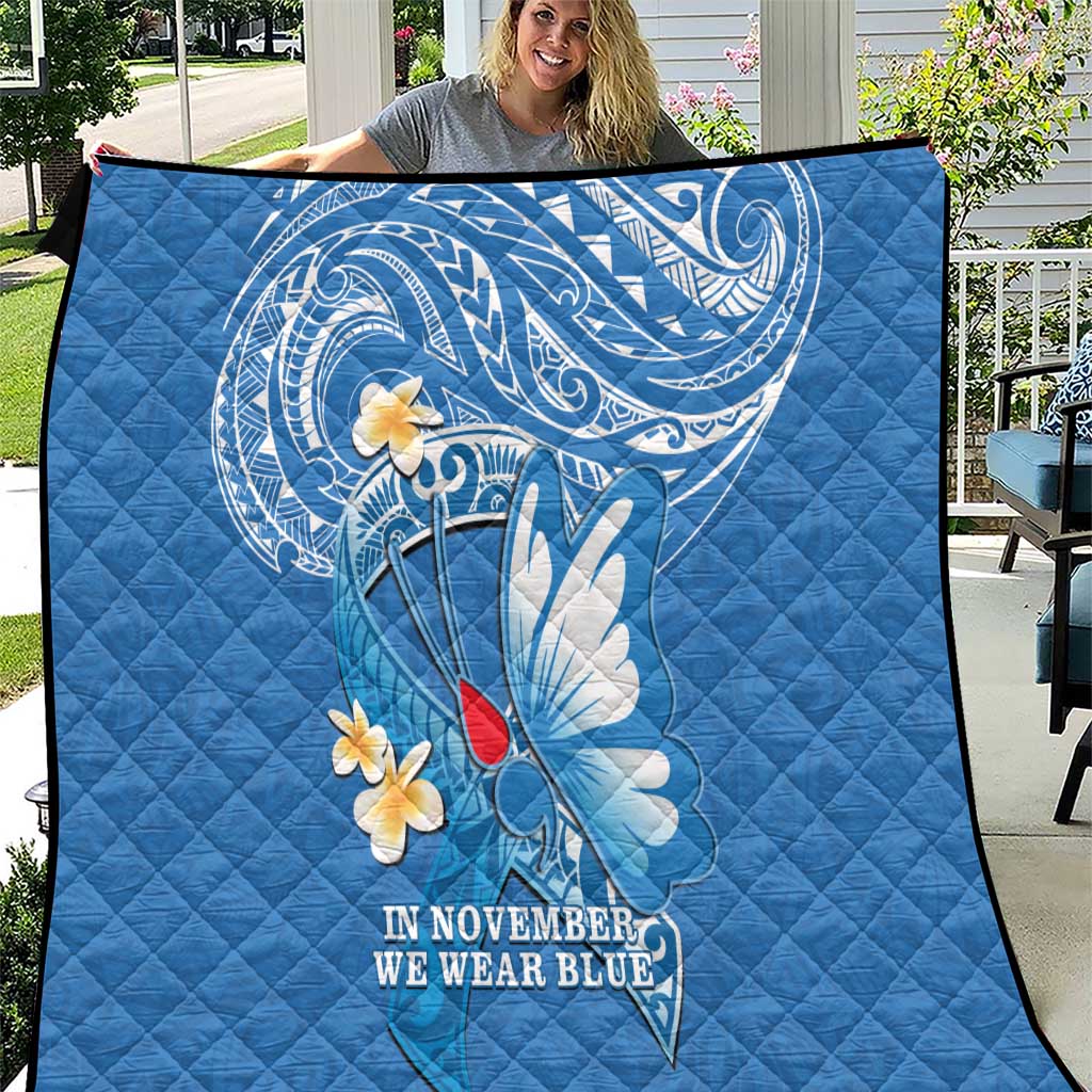 Polynesia Diabetes Awareness Month Quilt In November We Wear Blue