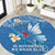 Polynesia Diabetes Awareness Month Round Carpet In November We Wear Blue