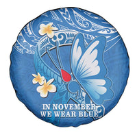 Polynesia Diabetes Awareness Month Spare Tire Cover In November We Wear Blue LT14 - Polynesian Pride