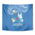 Polynesia Diabetes Awareness Month Tapestry In November We Wear Blue