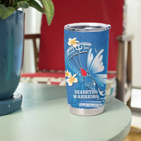 Polynesia Diabetes Awareness Month Tumbler Cup In November We Wear Blue LT14 - Polynesian Pride