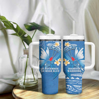 Polynesia Diabetes Awareness Month Tumbler With Handle In November We Wear Blue LT14 - Polynesian Pride