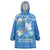 Polynesia Diabetes Awareness Month Wearable Blanket Hoodie In November We Wear Blue