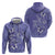 Polynesia Stomach Cancer Awareness Hoodie Periwinkle Ribbon Brave Strong!