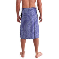 Polynesia Stomach Cancer Awareness Lavalava Periwinkle Ribbon Brave Strong! LT14 - Polynesian Pride