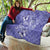 Polynesia Stomach Cancer Awareness Quilt Periwinkle Ribbon Brave Strong!