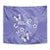 Polynesia Stomach Cancer Awareness Tapestry Periwinkle Ribbon Brave Strong!