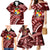 Malo e lelei Tonga Family Matching Mermaid Dress and Hawaiian Shirt Tongan Ngatu Pattern Red Version LT14 - Polynesian Pride