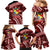 Malo e lelei Tonga Family Matching Mermaid Dress and Hawaiian Shirt Tongan Ngatu Pattern Red Version LT14 - Polynesian Pride