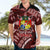 Malo e lelei Tonga Hawaiian Shirt Tongan Ngatu Pattern Red Version LT14 - Polynesian Pride