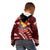 Malo e lelei Tonga Kid Hoodie Tongan Ngatu Pattern Red Version LT14 - Polynesian Pride