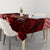 Malo e lelei Tonga Tablecloth Tongan Ngatu Pattern Red Version LT14 - Polynesian Pride