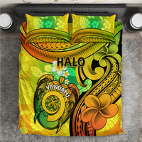 Halo Vanuatu Bedding Set Sand Drawing Turtle Polynesian Tropical Flowers LT14 Reggae - Polynesian Pride