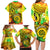 Halo Vanuatu Family Matching Long Sleeve Bodycon Dress and Hawaiian Shirt Sand Drawing Turtle Polynesian Tropical Flowers LT14 - Polynesian Pride