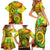 Halo Vanuatu Family Matching Short Sleeve Bodycon Dress and Hawaiian Shirt Sand Drawing Turtle Polynesian Tropical Flowers LT14 - Polynesian Pride