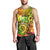 Halo Vanuatu Men Tank Top Sand Drawing Turtle Polynesian Tropical Flowers LT14 - Polynesian Pride