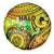 Halo Vanuatu Spare Tire Cover Sand Drawing Turtle Polynesian Tropical Flowers LT14 - Polynesian Pride